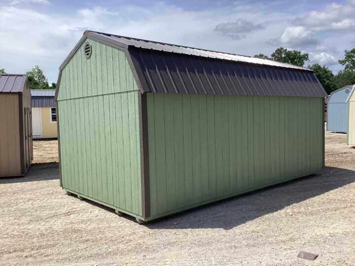 Traditional Side Lofted Barn 12 x 20 - Image 2