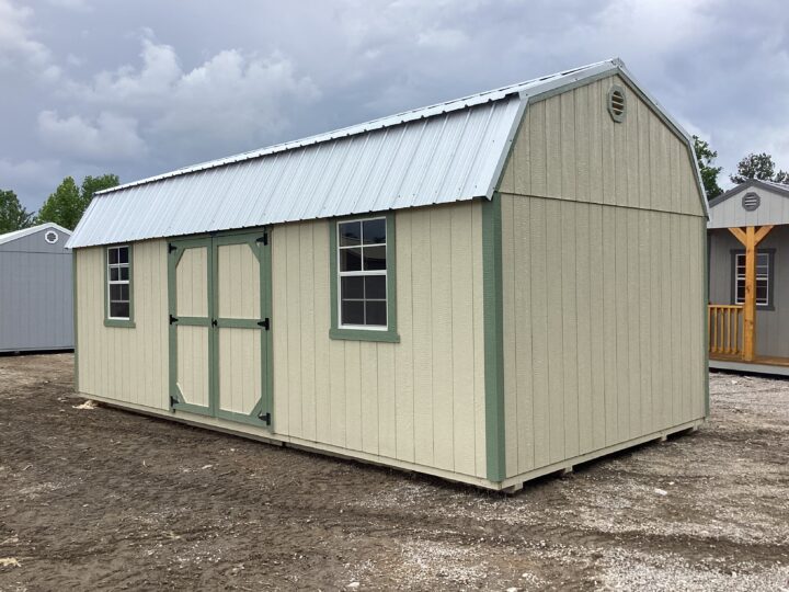 Traditional Side Lofted Barn 12 x 24