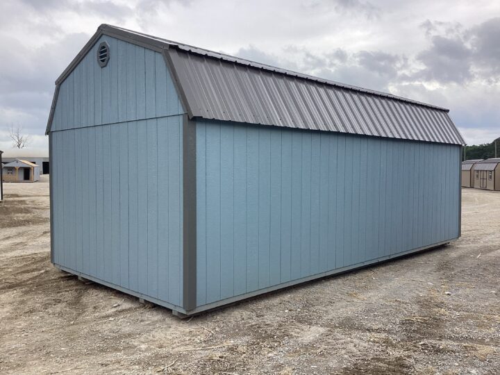 Traditional Side Lofted Barn 12 x 24 - Image 2