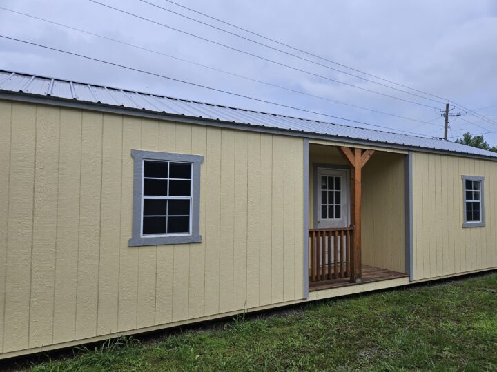 Elite Center Porch Cabin 12x36 - Image 2