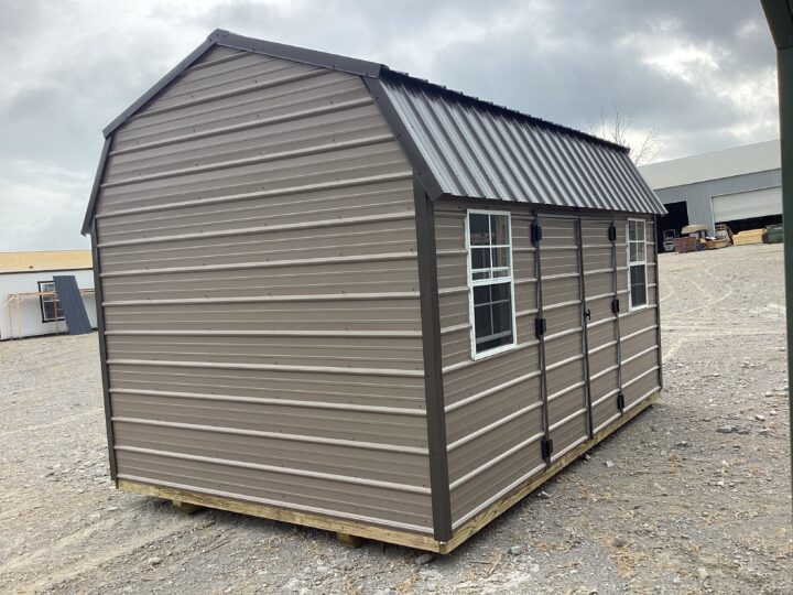 Metal Side Lofted Barn 10 x 16 - Image 2