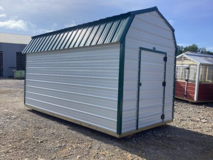 Metal Lofted Barn 8 x 16