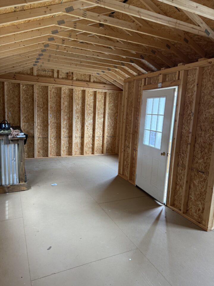 Elite Center Porch Cabin 14x24 - Image 3