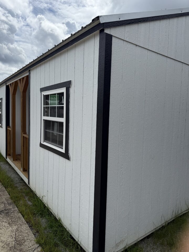Elite Center Porch Cabin 14x24 - Image 4