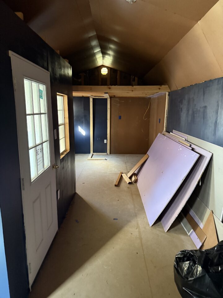 Elite Center Porch Lofted Cabin 12x32 - Image 3