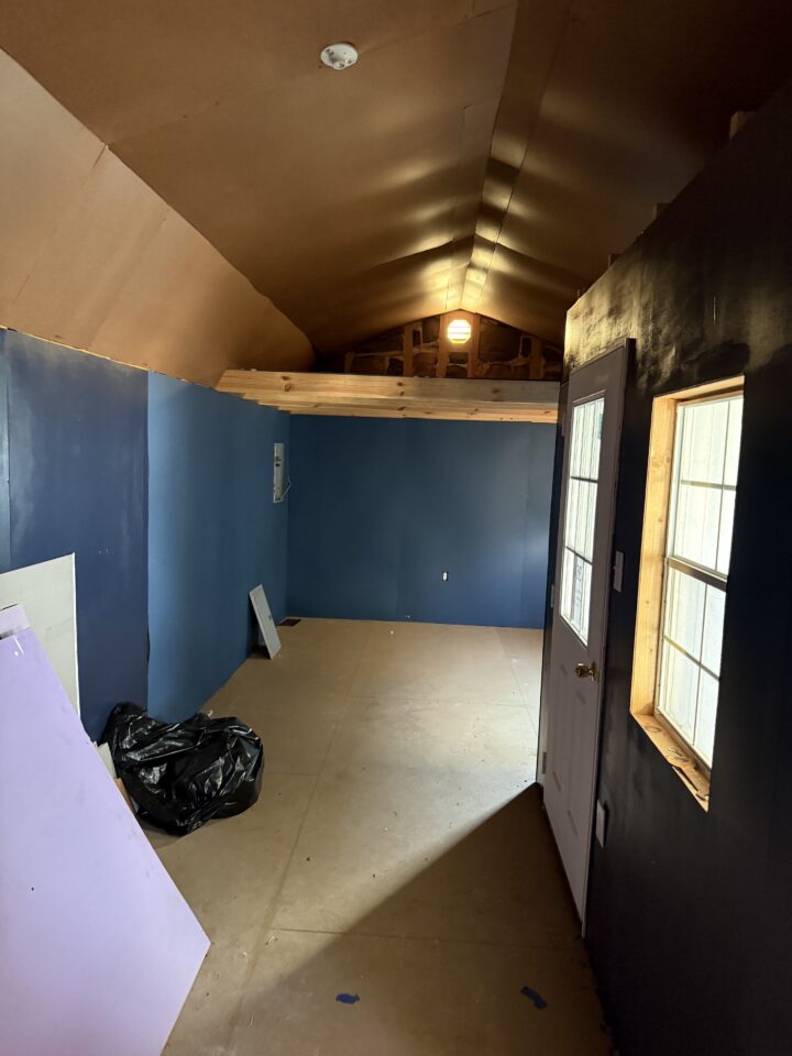 Elite Center Porch Lofted Cabin 12x32 - Image 4