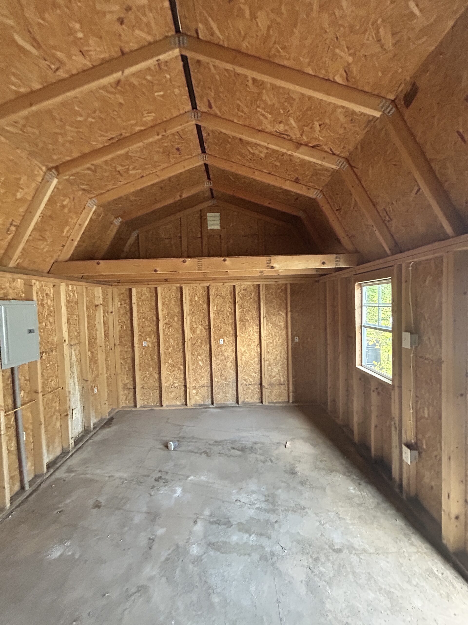 Elite Side Lofted Barn 12x24 - Image 2