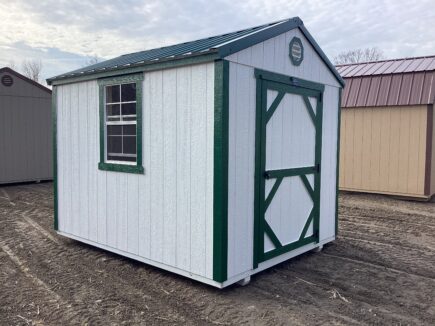Traditional Short Wall  Garden Shed 8 x 10