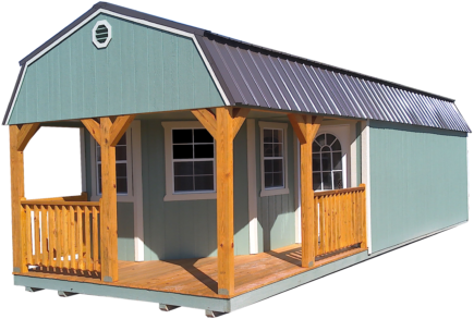 Elite Deluxe Lofted Barn Cabin 12x48