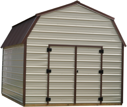 Metal Lofted Barn 8 x 16