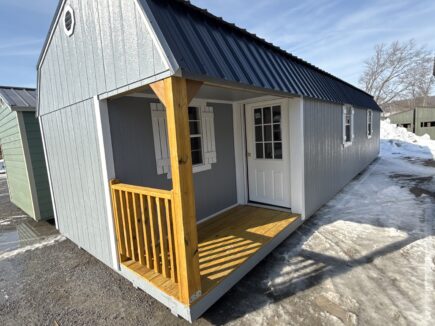 Traditional Lofted Barn Cabin 12 x 40