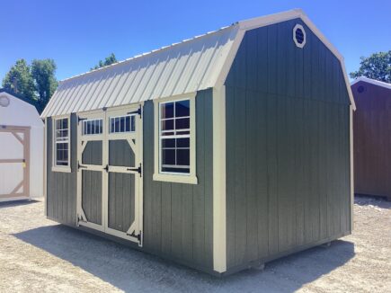 Traditional Side Lofted Barn 10 x 16