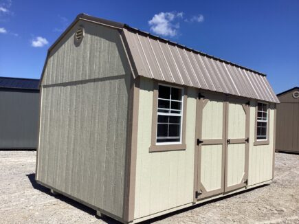 Traditional Side Lofted Barn 10 x 16