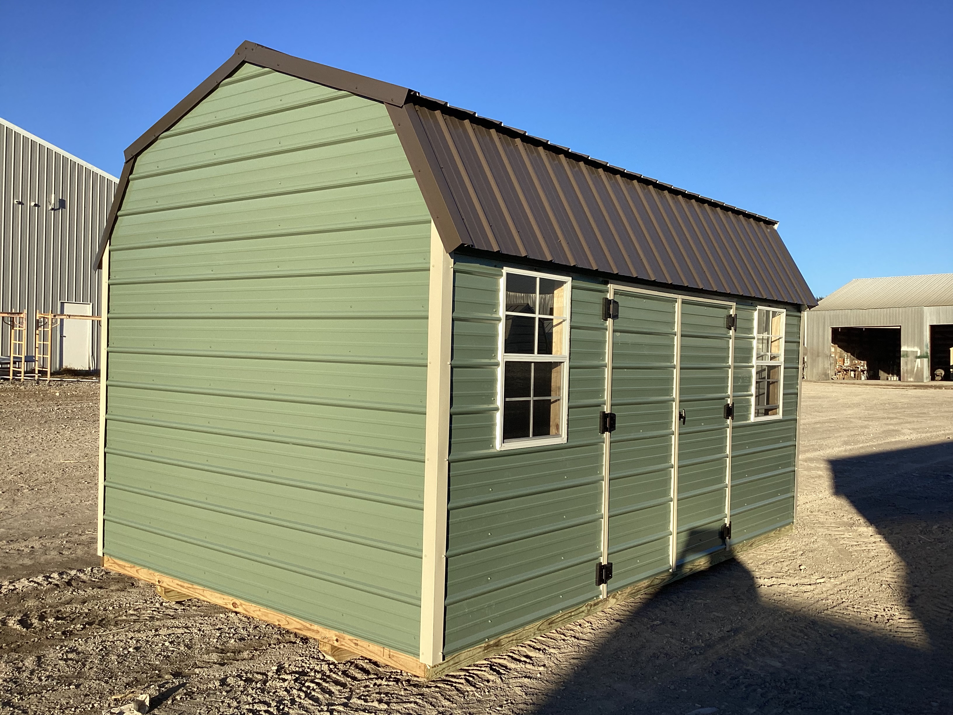 Metal Side Lofted Barn 10 x 16 - Image 3