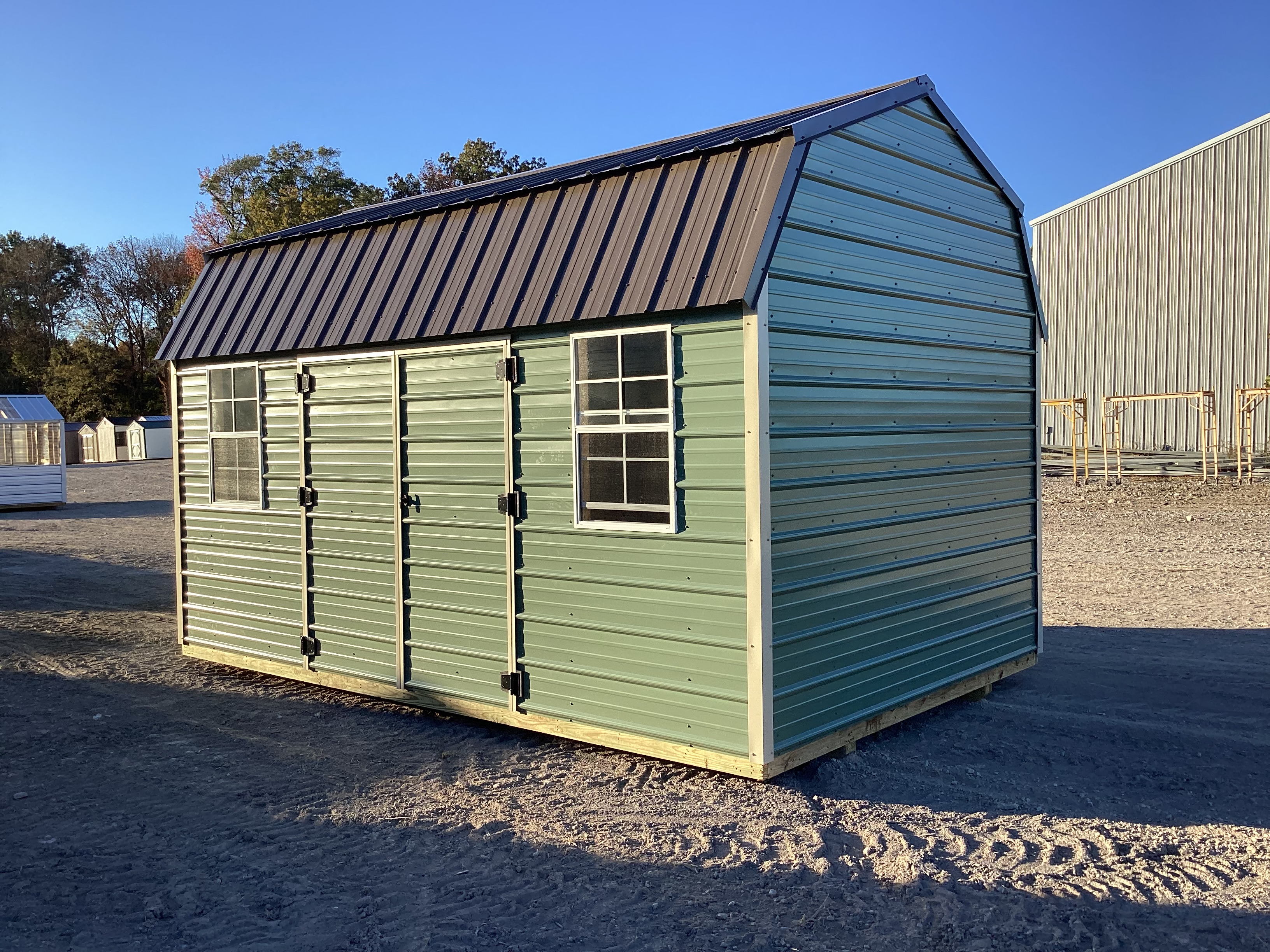 Metal Side Lofted Barn 10 x 16 - Image 4