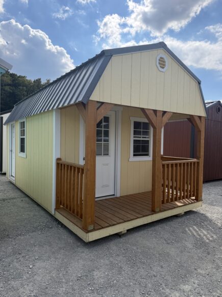 Traditional Lofted Barn Cabin 10x20